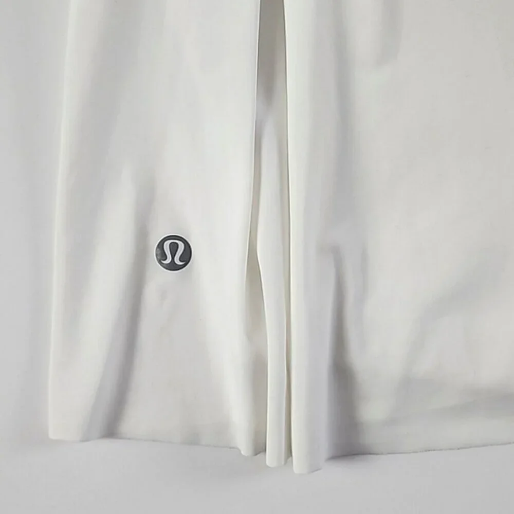 Lululemon Lost In Pace Skort Skirt White Flowy Lightweight Size 10 Regular - Picture 9 of 15